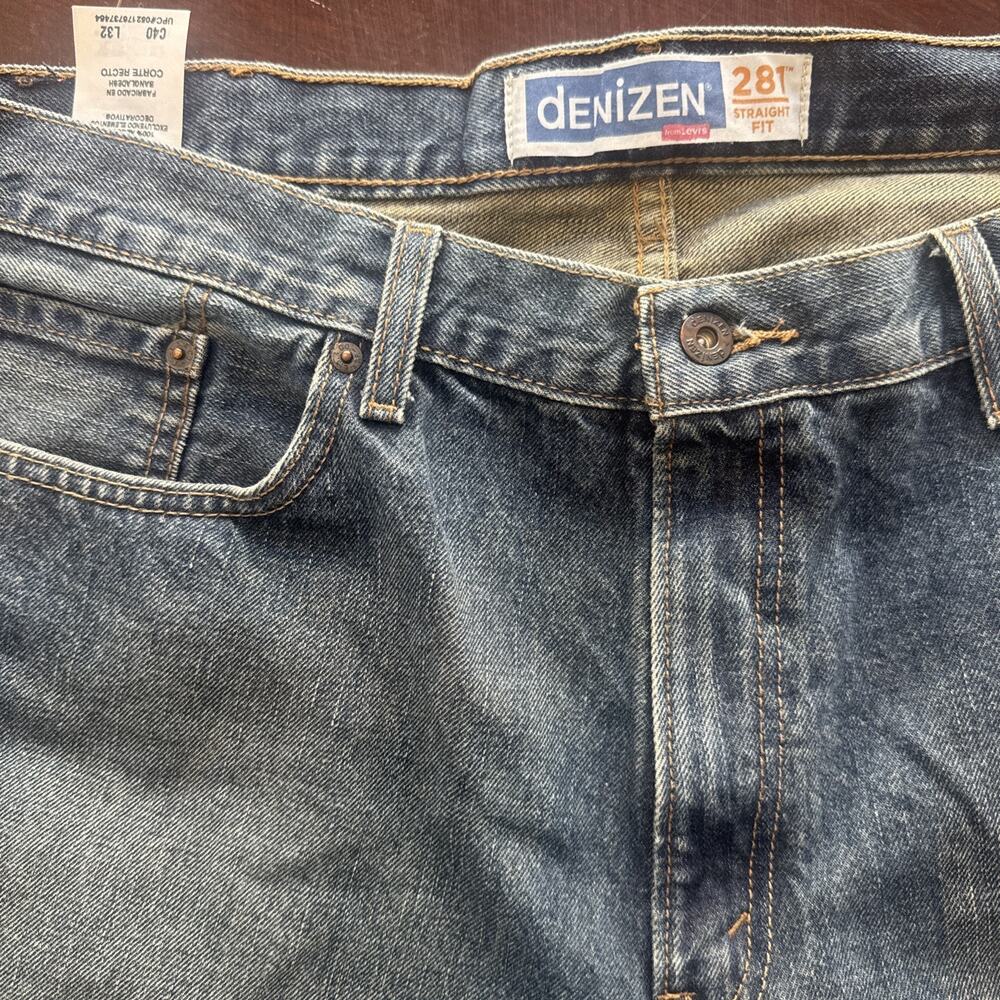 Denizen Blue Jeans Mens From Levi’s 281 Straigh Fit 40 X 32 0003